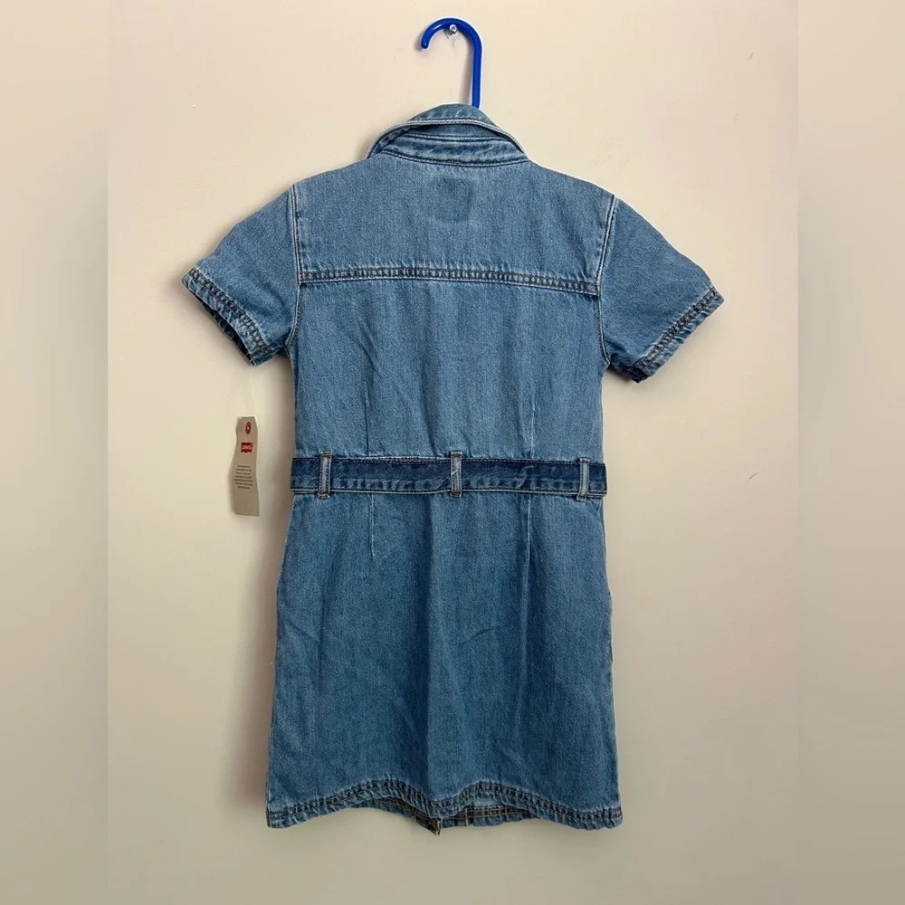 Levi's Denimc Dress Girls Size Small 8/10